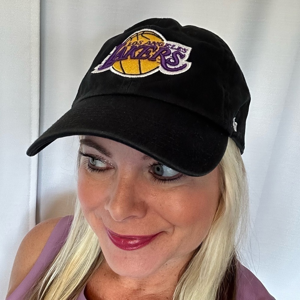 Los Angeles Lakers '47 Brand Classics Clean Up Adjustable Hat Cap Unisex Black